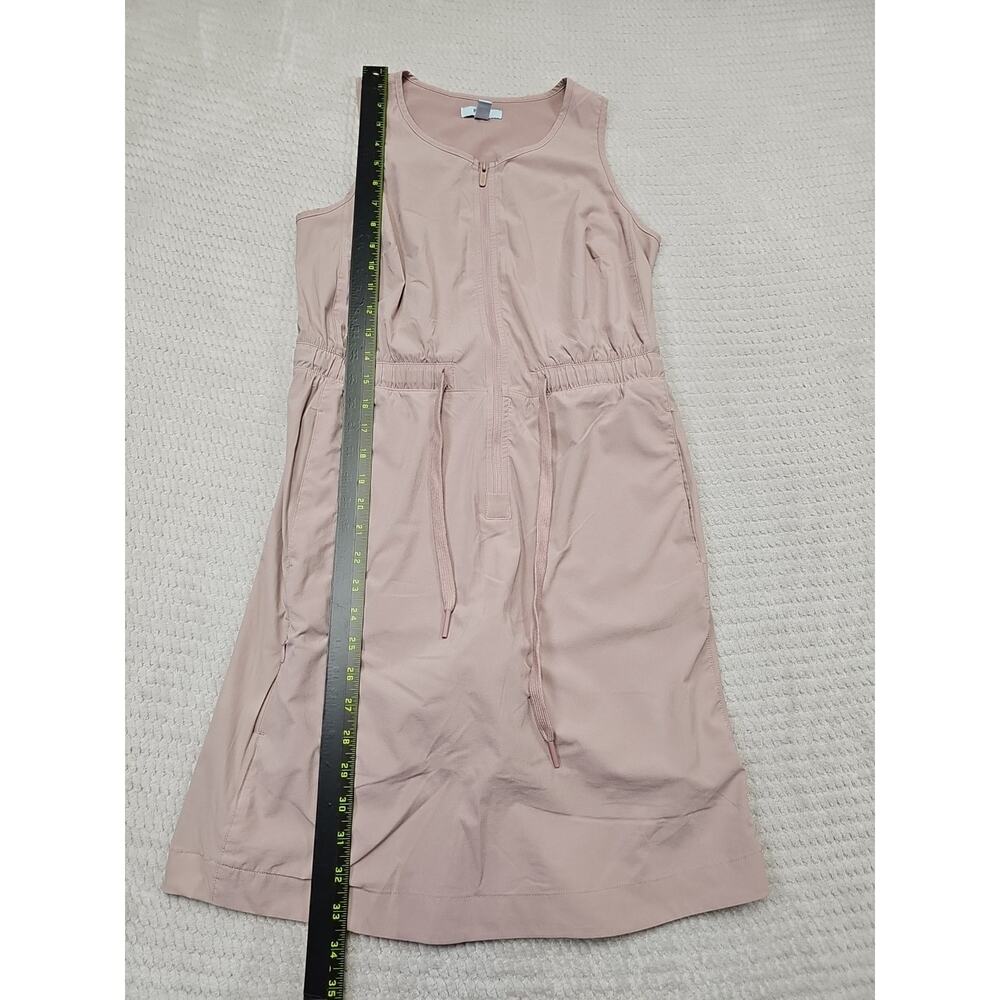 FLX Dress Womens XS Pink Athletic Sleeveless 3/4 Zip Shorts Underneath - Picture 2 of 9